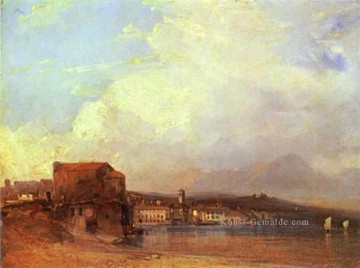  romantische Malerei - Luganersee 1826 romantische Seestück Richard Parkes Bonington